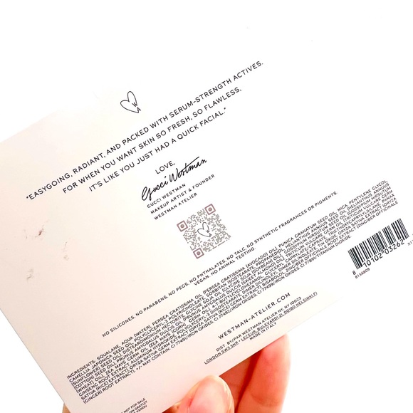 5 for 25⚡️Westman Atelier Vital Skincare Complexion Drops Skin Tint Sample Card - Picture 5 of 11